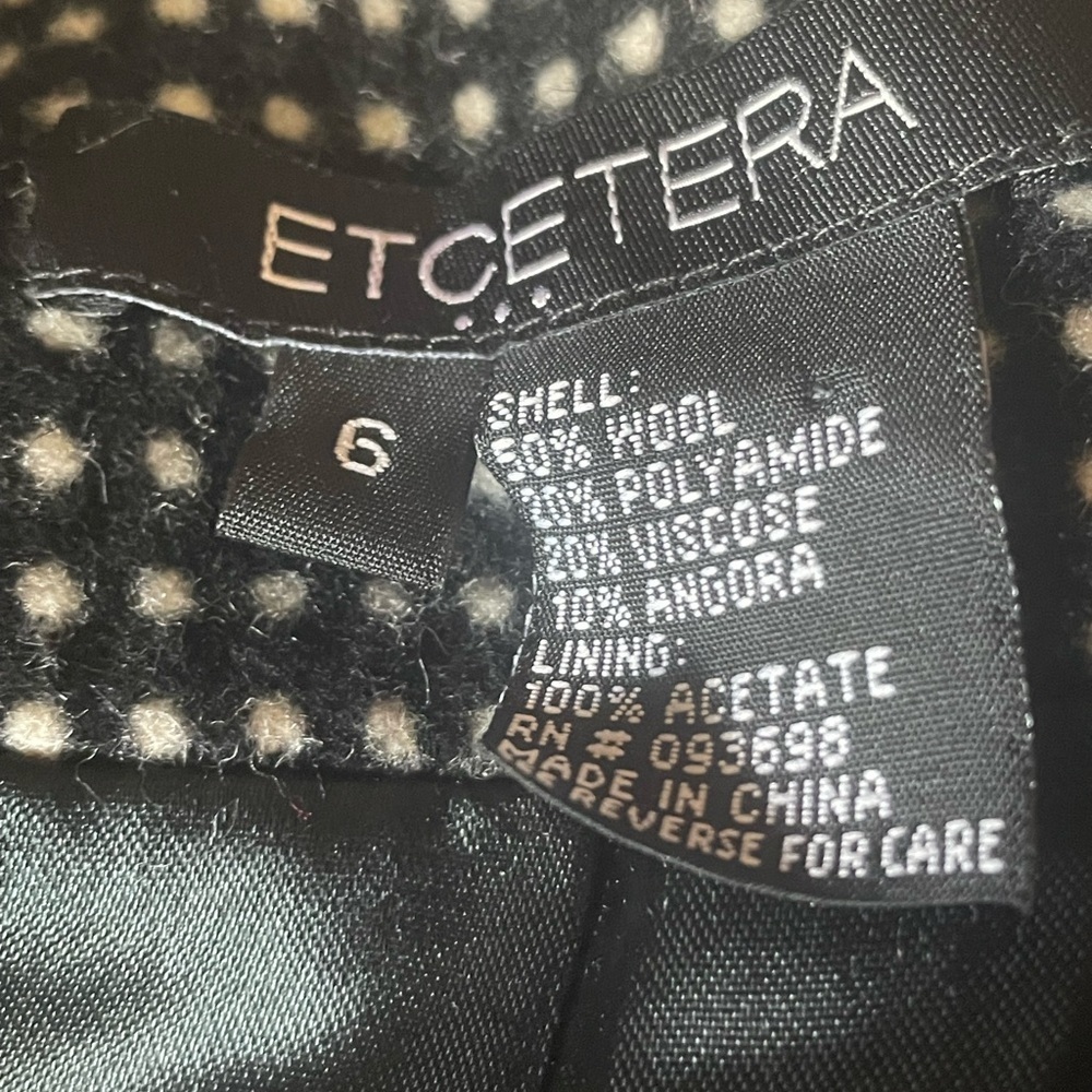 Etcetera wool blend swing coat - Picture 3 of 4